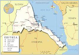 In the un scheme of geographic regions, 20 territories constitute eastern africa: Political Map Of Eritrea Nations Online Project