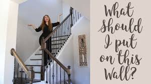Your stairs are probably the last place you think about in your house to decorate. Help Me Decorate My Stair Case Wall I Need Stairway Wall Layout And Diy Ideas Youtube