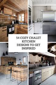 There are a few enticing extras that really put christmas mountain cabins over the edge. 54 Cozy Chalet Kitchen Designs To Get Inspired Digsdigs