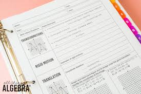 Each one has model problems worked out step by step, practice problems, as well as challenge questions at the sheets end. All Things Algebra Math Curriculum
