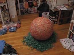 A true rubber band ball, however, includes no other materials. Man 35 Has Been Building Rubber Band Ball Since He Was 3 Years Old Rubber Bands Ball Rubber