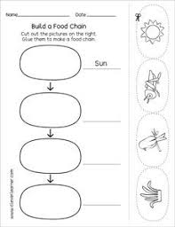 Food Chain Printables And Worksheets For Kindergarten And First Grade Food Chain Activities Science Food Chains Food Chain Worksheet