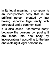 Chapter One Definition And Nature Of Company Ppt Download