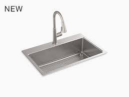 kit top mount/undermount kitchen sink