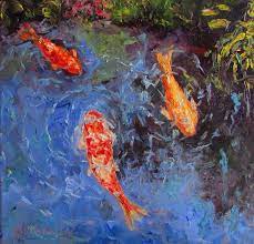 Ebay.com has been visited by 1m+ users in the past month Koi Fish Painting By Linda Yurgensen Saatchi Art