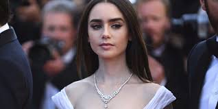 Лили коллинз / lily collins. Lily Collins Dyed Her Hair Blonde