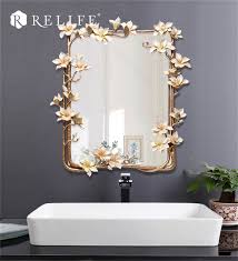 There are plenty of other advantages that you can make the most of and lots of interesting mirror decoration ideas that you can be inspired by. New Magnolia Rectangle Wall Mirror Home Decor Creative Mirrors For Family Decoration Home Decor Decorative Home Decordecorative Wall Mirrors Aliexpress