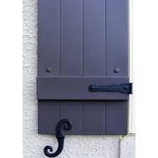 Decorative Vinyl Hinges 4 Hinges 2 S Hooks 002 Black Shutters Exterior House Shutters Interior Window Shutters