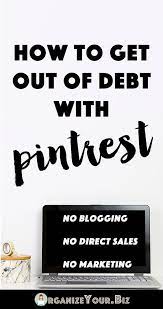 How To Work From Home On Pinterest And Make Real Money Without A Blog Earn Money Online Money Blogging Make Real Money