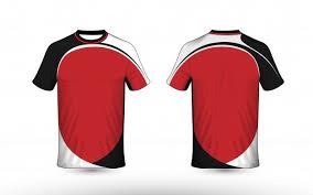 Download Modelo De Design De T Shirt E Sport Preto Branco E Vermelho Layout T Shirt Design Template Sports Tshirt Designs Tshirt Designs
