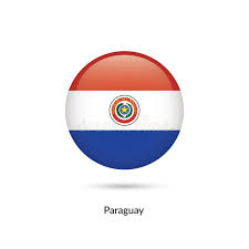 Flagge und nationalhymne dan lagu kebangsaan paraguay italian: Paraguay Flagge Runder Glatter Knopf Vektor Abbildung Illustration Von Kreis Patriotismus 116207129