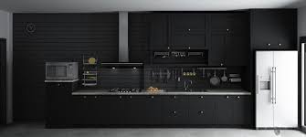 3d Model Black Kitchen 118 Free Dowload Black Kitchens Kitchen Models Kitchen