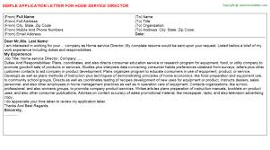 Funeral Director Application Letters