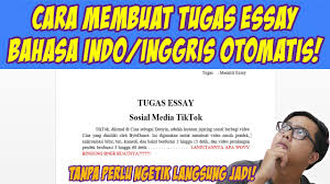 Menyetiai siswa miskin sudah jelek, miskin, kurang cerdas, dan hidup lagi! Cara Membuat Essay Otomatis Tanpa Mengetik Langsung Jadi Youtube