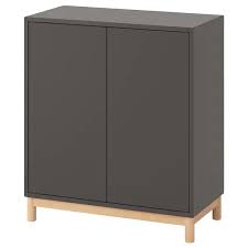 Whatever you collect or like to look at, display cabinets mean you can keep your favorite things on show but away from dust and. Ikea Eket Cabinet Combination With Legs Dark Grey 70x35x80 Cm 100 Genuine Shopee Singapore