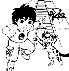 Boots and dora s to print95a2. Coloring Page Diego 5