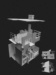 Schroder House Model By Forest Druid On Deviantart Schroder House House Flooring Kit Homes