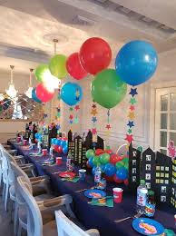 Birthday Party Decoration Ideas For 5 Year Old Boy Pin On Pj Masks