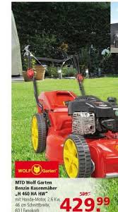 Alltid till bra pris och med snabba leveranser. Mtd Wolf Garten Benzin Rasenmaher H 460 Ha Hw Angebot Bei Multi Markt