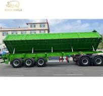 3 Axle Dropside Grain Cargo Transport Truck Semi Trailer for Sale  Manufacturers