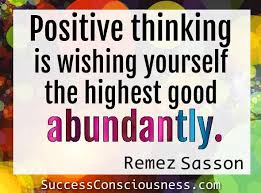 Uplifting Positive Thinking Quotes And Phrases