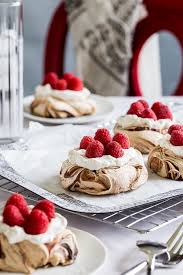 Chocolate Swirl Meringue Nests And Giveaway Jelly Toast Recipe Desserts Food Dessert Recipes