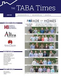 West salem park & recreation department 175 s leonard west salem, wi 54669 phone: Newsletter June 2020 By Tyler Area Builders Association Issuu