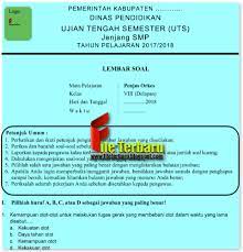 Kumpulan soal ulangan penjas kelas 2 semester 2 k13 revisi 2018. Soal Uts Penjaskes Pjok Kelas 8 Semester 2 Lengkap Dengan Kunci Jawaban Jenjang Ilmu