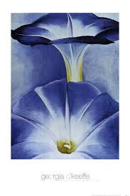 Blue Morning Glories Wholesale Art Print At Lieberman S Georgia O Keefe Art Georgia O Keeffe Blue Morning Glory