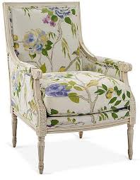 One Kings Lane James Accent Chair White Green Linen Upholstered Chairs Luxury Chairs Cheap Dining Room Chairs