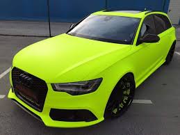 Fluorescent Yellow Neon Audi Rs6 Audi Rs6 Cool Sports Cars Audi