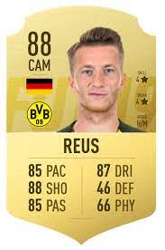 The pick of the bunch, however, is english winger jadon sancho. Marco Reus In H2h Fifa