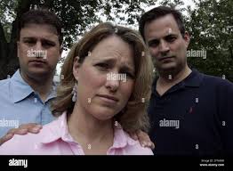 Todd Ruder (left), his brother, John (right), and sister Cathy Kompare  (center) staged an intervention to convince their mother to sign herself up  for Illinois' self exclusion program, which would ban her