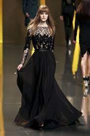 فستان ايلى صعب الاسود خطير Evening Dress Fashion Fashion Clothes Women Fashion