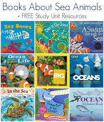 Books About Sea Animals Free Ocean Animals Study Unit Sea Animals Ocean Animals Books
