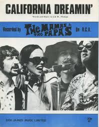 The most recognized song by the iconic '60s rock/folk california based band. California Dreamin Mamas The Papas Original Sheet For Sale In Bolton Lancashire Preloved