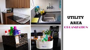 Utility Area Organization Laundry And Utensils Cleaning Area Youtube Organize Laundry Area Laundry Room Rugs Laundry Closet Organization