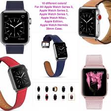 Pin On For Iwatch Apple Watch Series 3 2 1 Genuine Leather Band