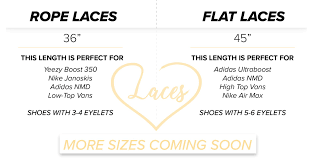 Shoelace Sizing Love Your Laces