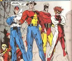 Jesse Quick Flash Wally West Max Mercury Flash Jay Garrick Johnny Quick And Impulse Comic Heroes Wally West Dc Comics