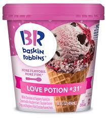 Love Potion 31 Baskin Robbins At Home