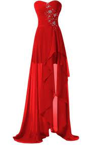 Prom Dresses High Low Prom Dress Backless Formal Gown Red Prom Dresses Evening Gowns Chiffon Formal Gown For Teens Classy Prom Dresses High Low Prom Dresses Elegant Prom Dresses
