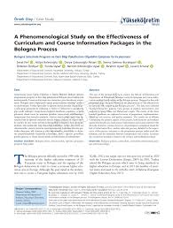 At first, having a bs detector can help them make smarter choices at school, on the playground, and with their allowance at the store. Pdf A Phenomenological Study On The Effectiveness Of Curriculum And Course Information Packages In The Bologna Process