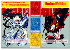 Kill La Kill Key Animation Art Book Complete Limited Box Set Vol 1 3 Pre Order Anime Book Book Art Animation Art