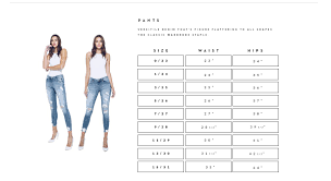 Womens Silver Jeans Size Chart The Best Style Jeans