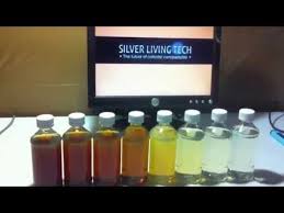 Colloidal Silver Silver Concentrations And Colors Youtube