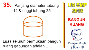 Bangun tabung memiliki sebuah alas dan tutup yang berbentuk lingkaran, untuk itu untuk menghitung volumenya cukup mengalikan tinggi dengan luas alasnya saja. Contoh Soal Gabungan Bola Dan Tabung