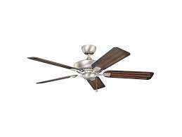 Indoor led bronze dry rated downrod ceiling fan with light kit and 5 reversible blades. Canfield 44 Inch Ceiling Fan By Kichler 300107ni