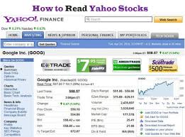 how to read yahoo stocks from yahoo finance makeover arena