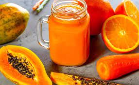 Jugos Detox Papaya Pina Y Naranja Recetas De Batidos Batido De Jengibre Batido De Zanahoria